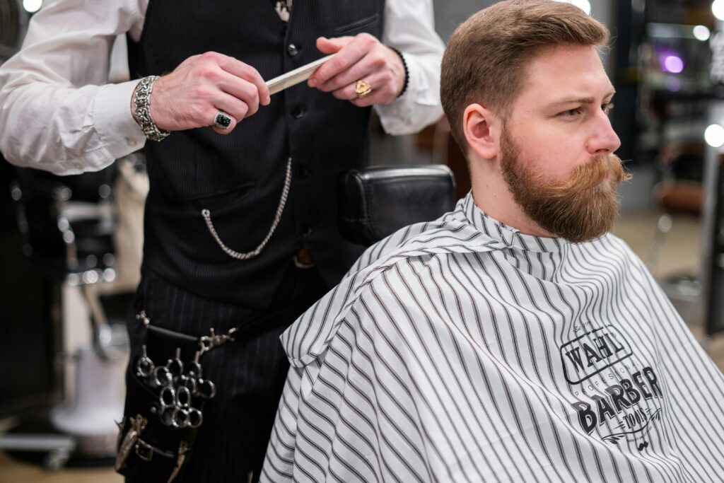 Barber Grooming Client
