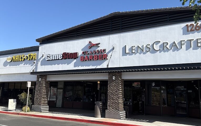 Classic Barbershop Storefront