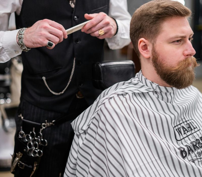 Barber Grooming Client